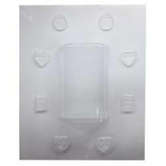 Molde Placa Acetato Económica Mini Torta Piñata