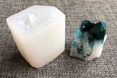 Molde Silicona Mediano Piedras Gemas Diamantes Cuarzo