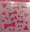 Stencil Moños 13 x 13 Cm