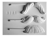 Molde PLaca acetato Mostachos x 3