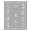 Molde Placa Acetato Numeros Parpen