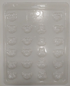Molde Placa Mini Carita Oso y Elefante Parpen