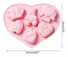 Molde De Silicona Corazón/Love/Osito