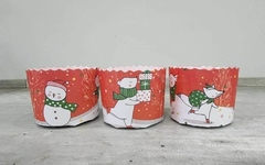 Molde Pan Dulce Muñeco de Nieve/Conejo/Oso Navidad x 1Kg