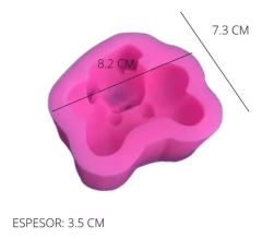Molde Profundo De Silicona Perrito 8,2x7,3 cm - comprar online