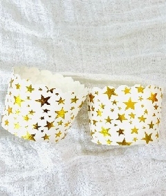 Pirotines Premium Estrellas Doradas x10
