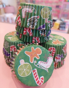 Pirotines Navideños Verde Nro 10 x 15 un
