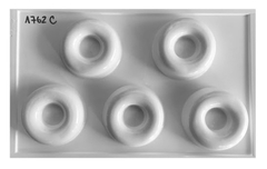 Molde placa Acetato Donas 5cm x 5 cavidades