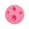 Molde Silicona Mini Rosas x 4