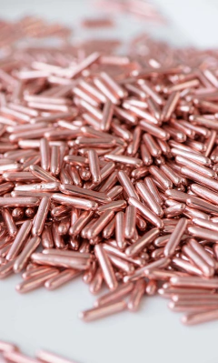 Sprinkles Rods Gold Rose Metalizado x 25gr.