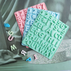 Molde de Silicona Abecedario Letras medianas Bebe