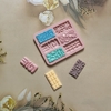 Molde de Silicona x 6 Tabletas con Diseño