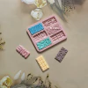 Molde de Silicona x 6 Tabletas con Diseño