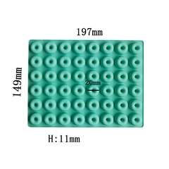 Molde de Silicona Mini Donas x 48 - comprar online