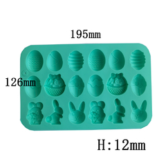 Molde de Silicona Bombón Chocolates Pascua (huevos, canasta, conejos) - comprar online