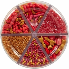 Sprinkles Mezcla Metalica San Valentín Wilton - comprar online