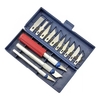 Set Cutter / Bisturi x 3 mangos + 13 Hojas Intercambiables