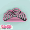 Set cortantes Nube x 5 (de 2cm a 10cm)