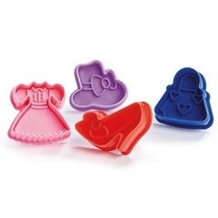 Set x 4 Cortantes con Expulsor Accesorios Moda