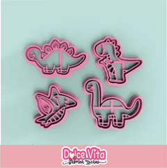 Set x 4 Cortantes de Mini Dinosaurios