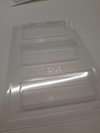 Molde placa de acetato para bañar obleas o lingotes x 3 cavidades