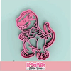 Cortante + Sello Tiranosaurio Simpatico Dinosaurio