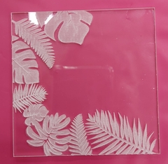 Texturador de Acrilico Hojas Tropicales
