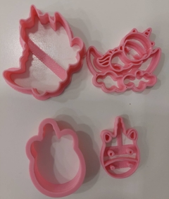 Set Cortante Oreo Mini Unicornio x 2