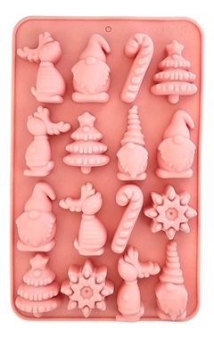 Molde De Silicona Figuras Navideñas