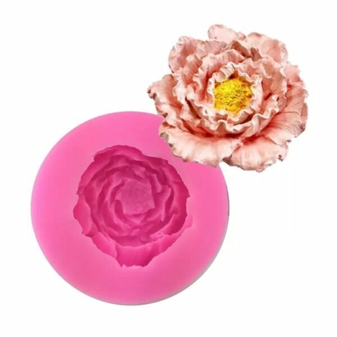 Molde Silicona Rosa Grande s/hoja