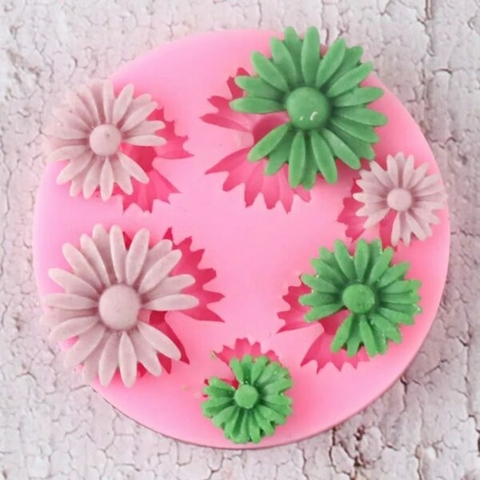 Molde Silicona Margaritas x 6