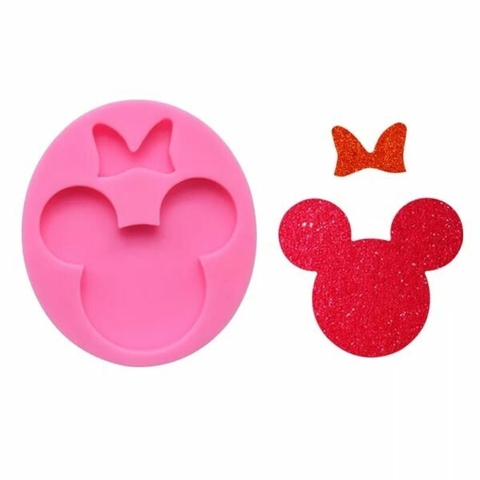 Molde Silicona Minnie con Moño