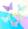 Mariposas Troqueladas Color Pastel x12 Unidades