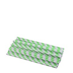 Sorbete de Polipapel Rayas Verdes x25 Unidades