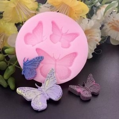 Molde de Silicona x 3 Mini Mariposas