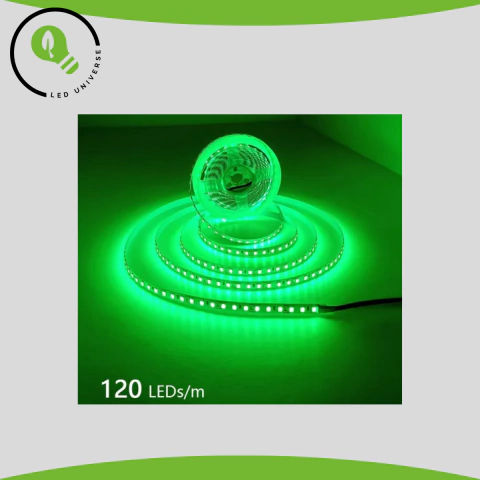 Tira de Led 2835 12V IP20 120 LEDs/m Verde - comprar online