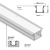 PERFIL DE ALUMINIO DE EMBUTIR 15X 17mm X 2MTS - comprar online