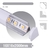 PERFIL ESQUINERO CURVO DE ALUMINIO DE 16X16MM (LARGO X2M) PARA TIRAS LED