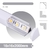 PERFIL ESQUINERO RECTO DE ALUMINIO DE 16X16MM (LARGO X2M) PARA TIRAS LED