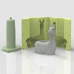 Molde para Maceta de Cemento modelo LLAMA - comprar online