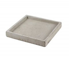 Molde para Plato Cuadrado de Cemento / Yeso