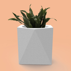 Molde para maceta de cemento modelo TriHexa