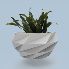 Molde para maceta de cemento modelo Twisted