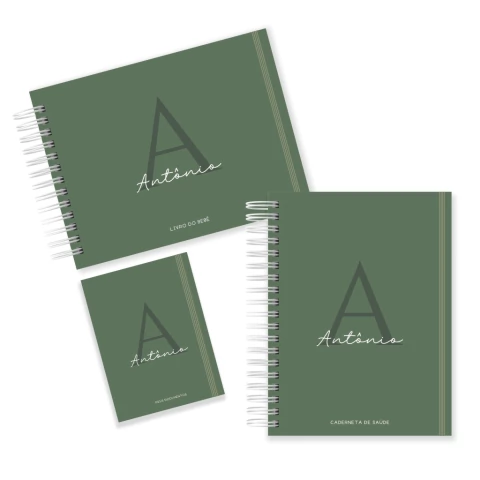 Kit Maternidade | Inicial Verde Musgo - comprar online