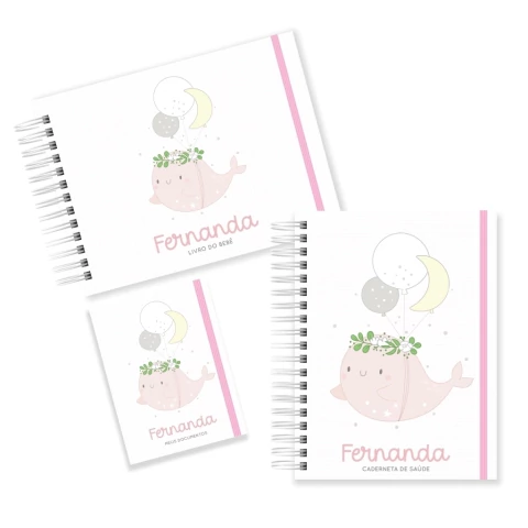 Kit Maternidade | Baleia Rosa - comprar online