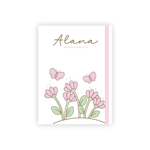Porta Documentos - Jardim de Borboletas - comprar online