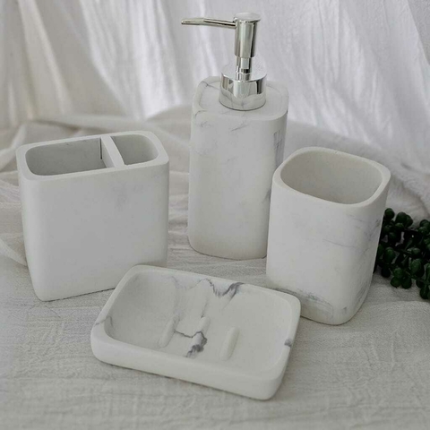 Set de Baño Marmolado