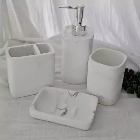 Set de Baño Marmolado