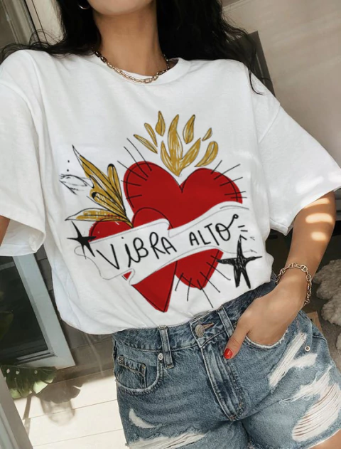 Remera Vibra alto (algodon)