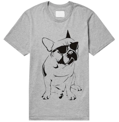 Remera Bulldog black & white - comprar online